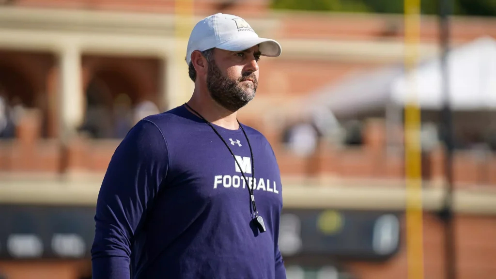 Jeff Gallo, Monmouth Football at Charlotte 9-13-25 RS